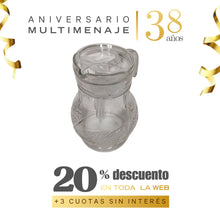 Jarro Vidrio Con Tapa 1,9lt - Multimenaje - Aniversario 38 años