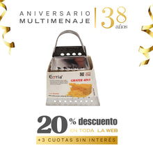 Mini Rallador Inox. 10cm - Eotía - Aniversario 38 años