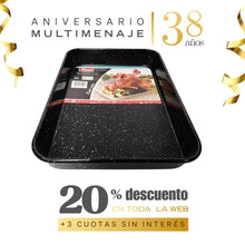 Molde Asadera Antiad. 36,7x26,5x5 - Multimenaje - Aniversario 38 años