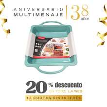 Molde Tarta Silicona Reforzado 24x3,5 - Cookstyle - Aniversario 38 años
