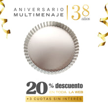 Molde Tartaleta Rizada 24x2,5 - Multimenaje - Aniversario 38 años