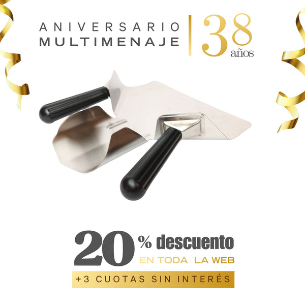 Porcionador Papas Fritas 20,5x22,7 - Multimenaje - Aniversario 38 años