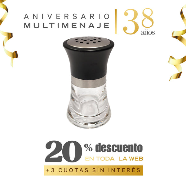 Salero 6,5x11,5 - Multimenaje - Aniversario 38 años