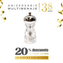 Salero Pimentero Acrílico 5,5x13,5 - Multimenaje - Aniversario 38 años