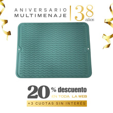 Salva Loza Y Copas Silicona 29,5x29,5 - Multimenaje - Aniversario 38 años