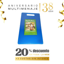 Tabla Azul 37,5x50x1,3 Cm - Multimenaje - Aniversario 38 años