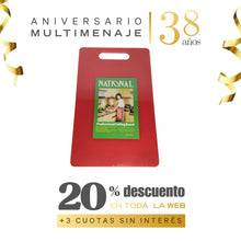 Tabla Roja 45x60x1,3 Cm - Multimenaje - Aniversario 38 años