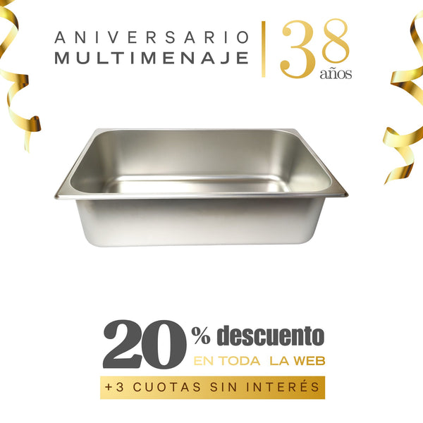 Contenedor Gn 53x32,5x100 - Multimenaje - Aniversario 38 años