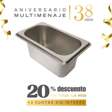 Contenedor Gn 1/9 17,6x10,8x10 - Multimenaje - Aniversario 38 años