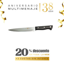 Cuchillo Fileteador 20 cm Acero Inoxidable Hoja Flexible - Multimenaje - Aniversario 38 años