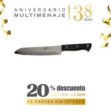 Cuchillo Santoku 20 cm Acero Inoxidable - Multimenaje - Aniversario 38 años