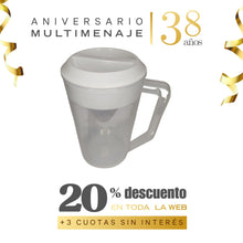 Jarro Plástico Con Tapa Y Medida 2,5lt - Multimenaje - Aniversario 38 años