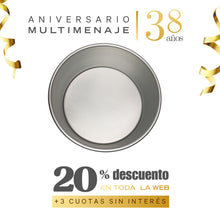 Molde Aluminio Desmontable 20x8cm - Multimenaje - Aniversario 38 años