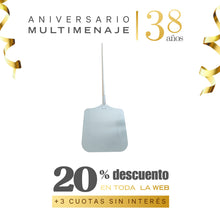 Pala Pizza Aluminio 35x137cm - Multimenaje - Aniversario 38 años
