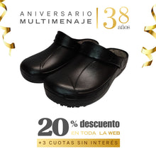 Pantina Negra Plus Antideslizante Talla 37-38 Color Negro - Soft Works - Aniversario 38 años