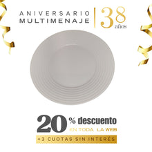 Plato Base Opal 26,5cm - Multimenaje - Aniversario 38 años