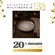 Plato Entrada Rústico Plata 21cm - Tramontina - Aniversario 38 años