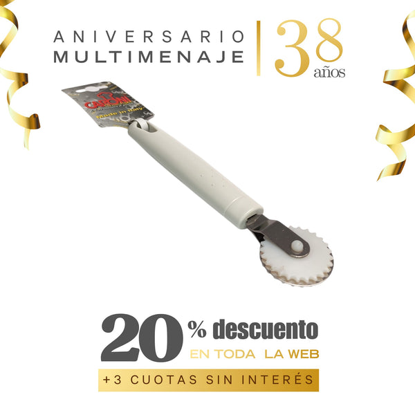 Ruleta Corta Y Sella Blanco Caroni - Multimenaje - Aniversario 38 años