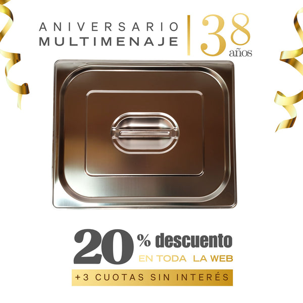 Tapa Contenedor Gn 1/2 32,5x26,5 - Multimenaje - Aniversario 38 años