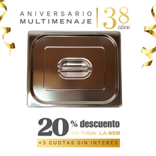 Tapa Contenedor Gn 1/2 32,5x26,5 - Multimenaje - Aniversario 38 años