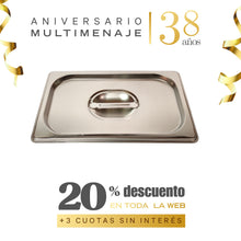 Tapa Contenedor Gn 1/4 26,5x16,2 - Multimenaje - Aniversario 38 años