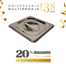 Tapa Contenedor Gn 1/6 17,6x16,2 - Multimenaje - Aniversario 38 años