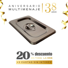 Tapa Contenedor Gn 1/9 17,5x10,8 - Multimenaje - Aniversario 38 años