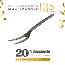 Tenedor Inox. 46cm - Multimenaje - Aniversario 38 años