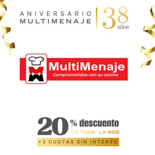 Tetera Porcelana Blanca 1lt - Multimenaje - Aniversario 38 años