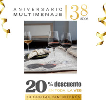 Copa Cristal Vino Bekaa Valley 650ml 25x10x10cm - Hausmann - Aniversario 38 años