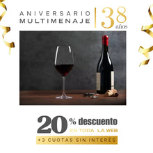 Copa Cristal Vino Montalcino Valley 495ml 23x8,5x8,5cm - Hausmann - Aniversario 38 años