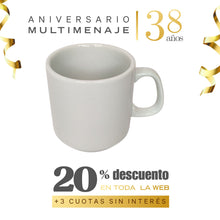 Tazón Porcelana Blanca 350cc - Multimenaje - Aniversario 38 años