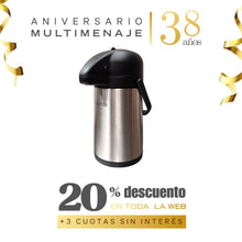 Termo Sifón Inox. 1,9lt - Halten - Aniversario 38 años