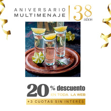 Vaso Tequila 59ml 10x4x4cm - Crisa - Aniversario 38 años