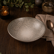 PLATO HONDO RUSTICO PLATA 22 CM TRAMONTINA